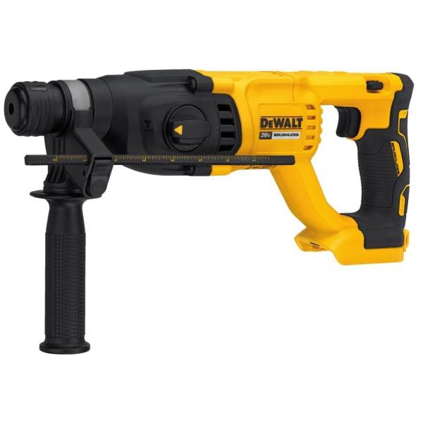 Dewalt 20-Volt MAX Cordless Brushless 1 in. SDS Plus D-Handle Concrete & Masonry Rotary Hammer + Free 20-Volt MAX POWERSTACK Compact Battery Starter Kit $219