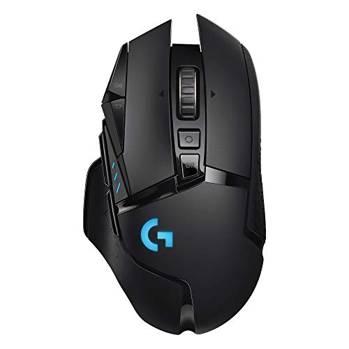 Logitech G502 Lightspeed Wireless Gaming Mouse with Hero 25K Sensor, PowerPlay Compatible, Tunable Weights and Lightsync RGB - Black $86