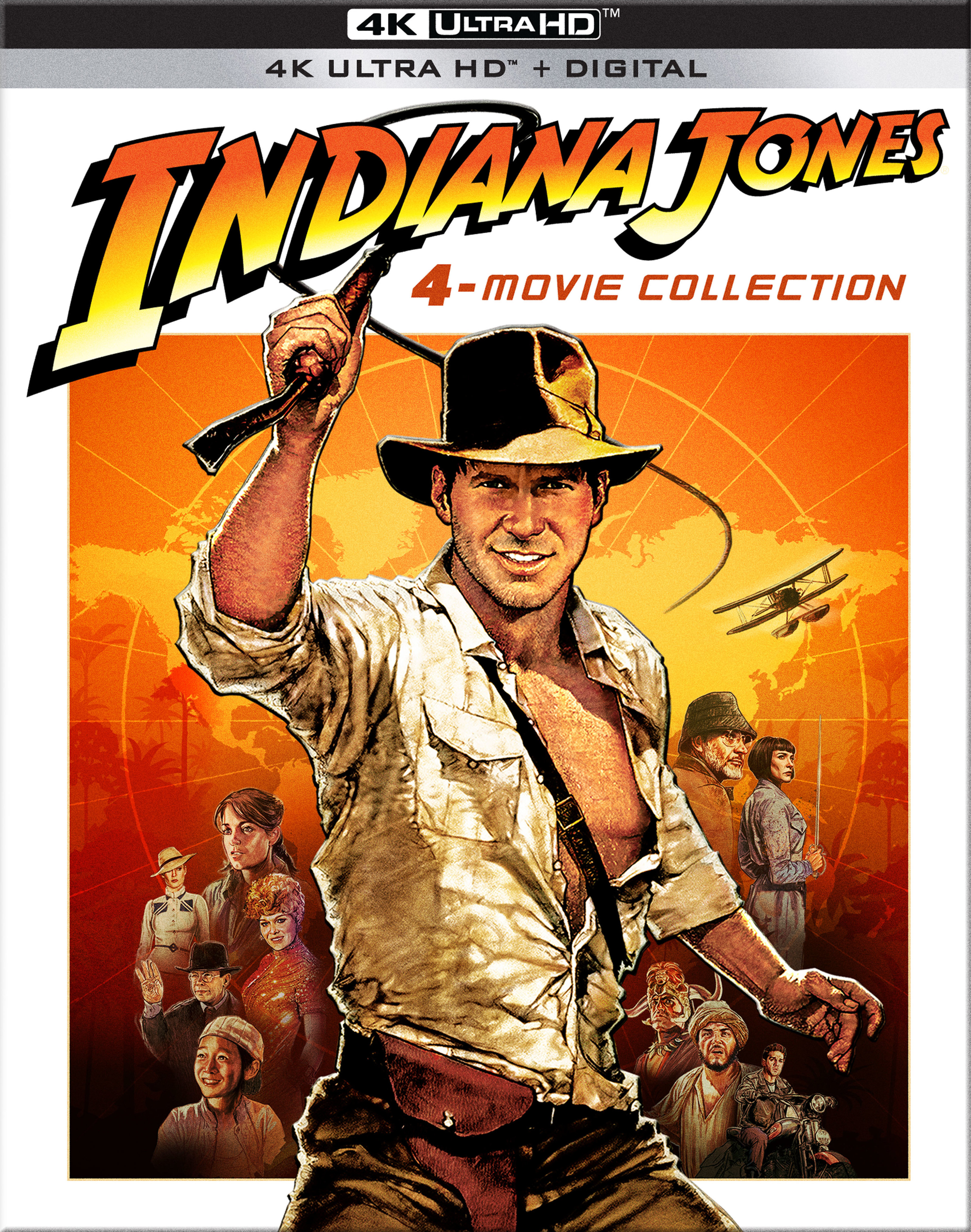 Indiana Jones 4-Movie Collection (4K UHD Blu-ray + Digital) - $63.50