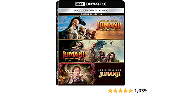 Jumanji 3 movie collection 4K UHD + Digital - $29.99