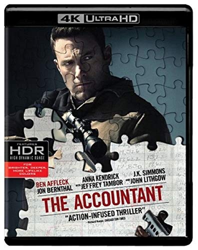 The Accountant [4K Ultra HD Blu-ray/Blu-ray] [2016] - $11.99