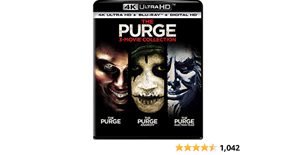 The Purge: 3-Movie Collection [4K UHD + Blu-ray + Digital] - $41.99