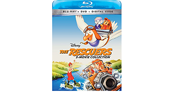 DISNEY THE RESCUERS 2-MOVIE COLLECTION (Blu-ray + DVD + Digital) - $11.99