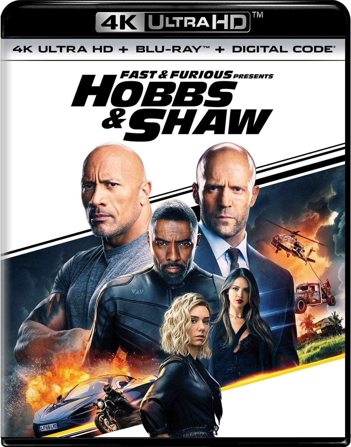 Fast and Furious: Hobbs and Shaw (4K UHD Blu-ray + Blu-ray + Digital) $17 Blu-ray $15