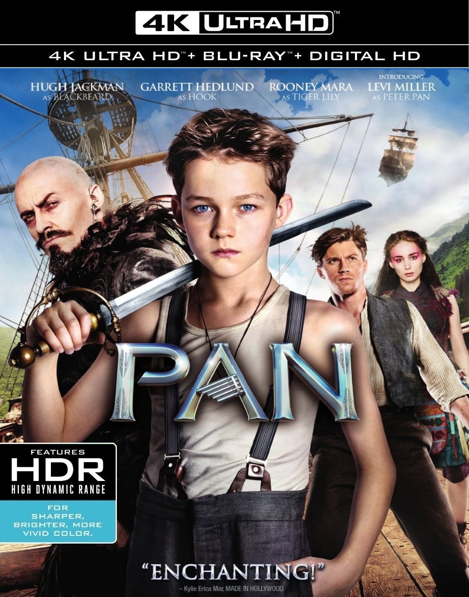 Pan (4K UHD + Blu-ray + Digital) $13