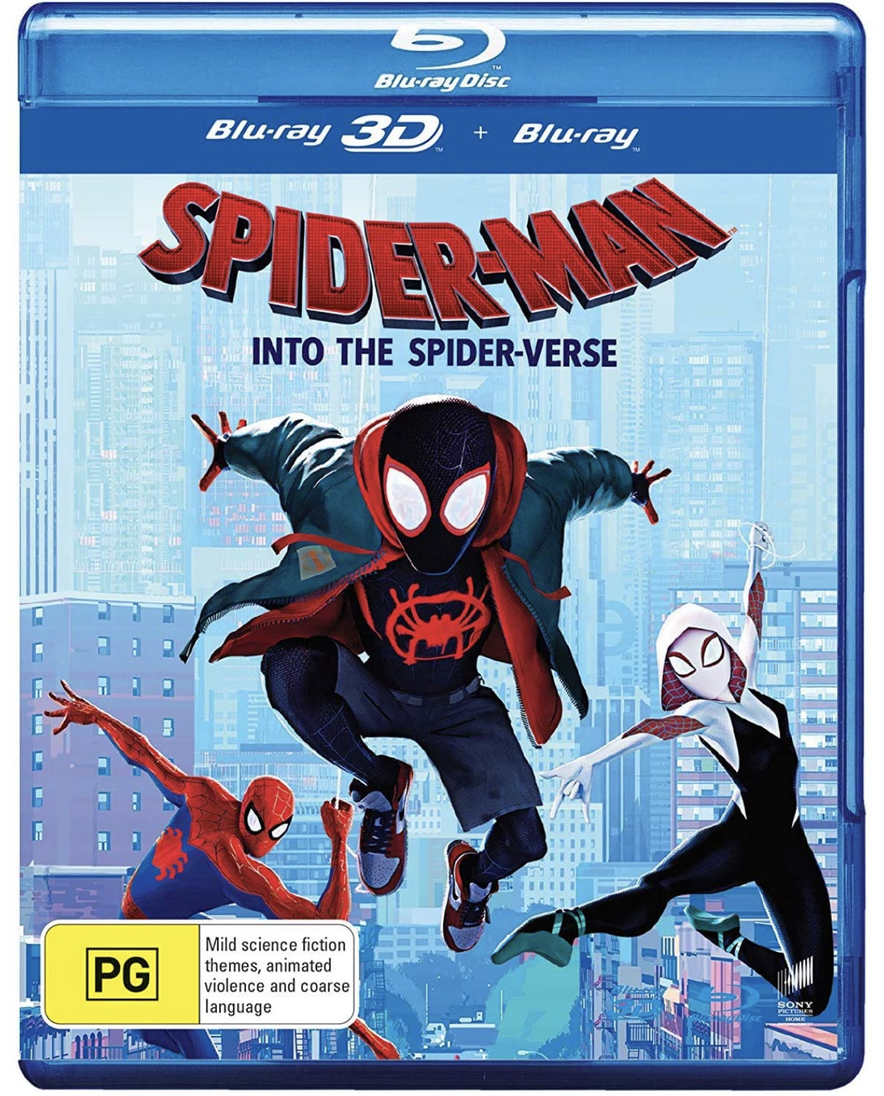 Spider Man Into The Spider Verse 3d Blu Ray 3d Blu Ray Region