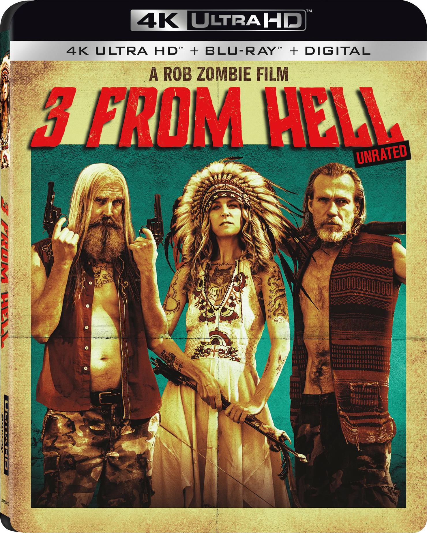 3 From Hell (4K Ultra HD + Blu-ray + Digital Copy) $11.99 @ Walmart/Amazon