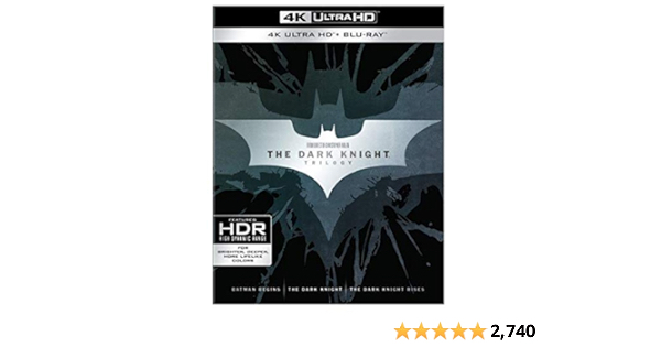 The Dark Knight Trilogy [4K UHD] - $34.99