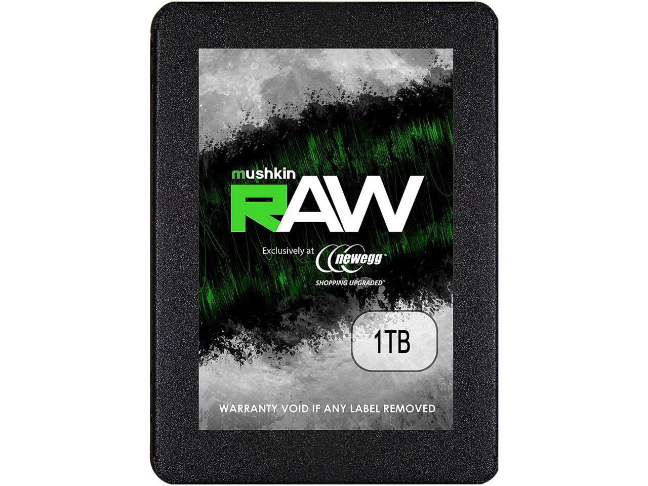 Mushkin Enhanced RAW Series 2.5" 1TB SATA III 3D TLC Internal Solid State Drive (SSD) $87