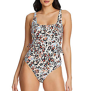 Sam s Club Members DKNY Ladies Halter Shirred Swimsuit