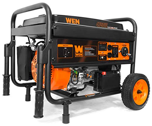 WEN 56475 4750-Watt Portable Generator with Electric Start and Wheel Kit - $325.10 on Amazon