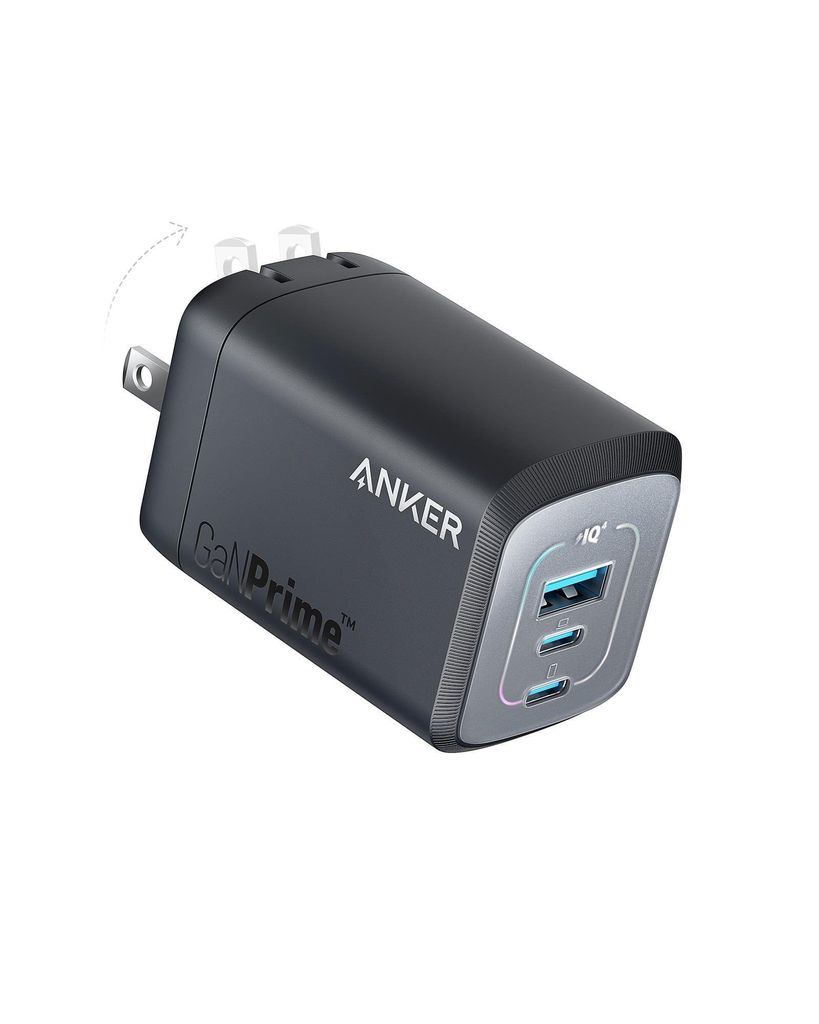 Anker Prime 100W USB C GaN Compact 3 Ports Charger, $60