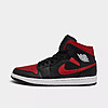 Men's Air Jordan Retro 1 Mid Casual Shoes $68