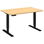 Bush Business Standing Desk Move 80 Series  60W x 30D Height in Natural Maple with Black Base $253.6
