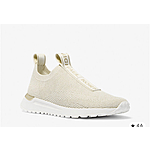 Michael Kors Bodie Metallic Knit Slip-On Sneaker Shoes $50