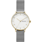 Amazon.com: Skagen Women's RIIS Quartz Analog Stainless Steel and Stainless Steel Watch, Color: Silver (Model: SKW2912): Watches $40