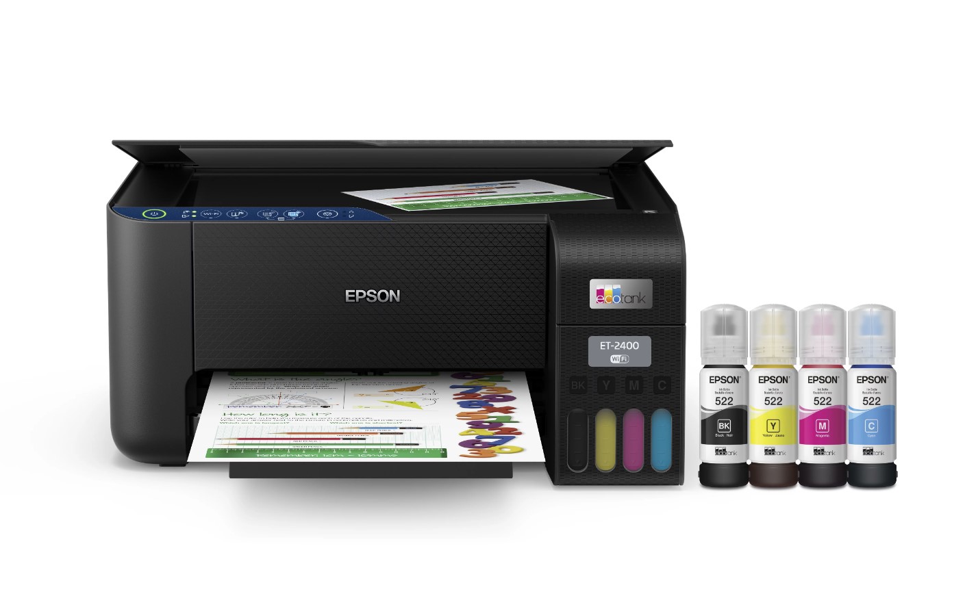 Epson EcoTank ET-2400 Wireless Color All-in-One Supertank Printer , $179