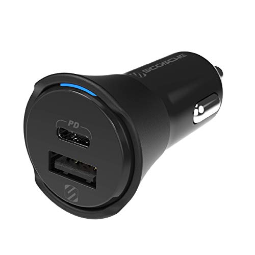 Scosche CPDCA32 PowerVolt 32Watt Certified USB Type-C & USB Type-A Fast Car Charger with Power Delivery 3.0 for All USB-C and USB-A, $16.36