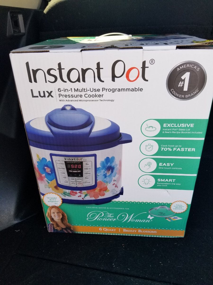 Pioneer woman instant pot lux 6 in1 at Walmart Ymmv $39.88 ...