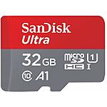 Sandisk Ultra 32GB Micro SDHC UHS-I Card with Adapter for $9.65+FS@Amazon