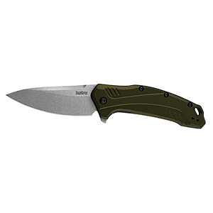 Kershaw Link Folding Knife Olive Shipped free with Prime - $83.83