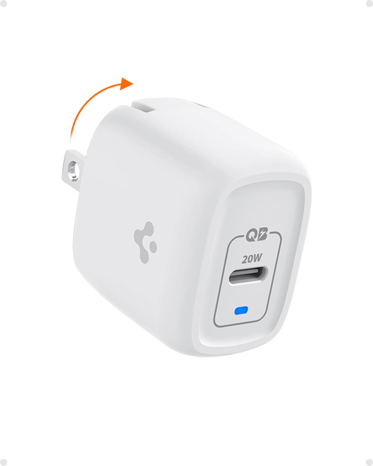 $8.49 Spigen USB C Charger Block, [GaN Fast] 20W USB-C Power Adapter