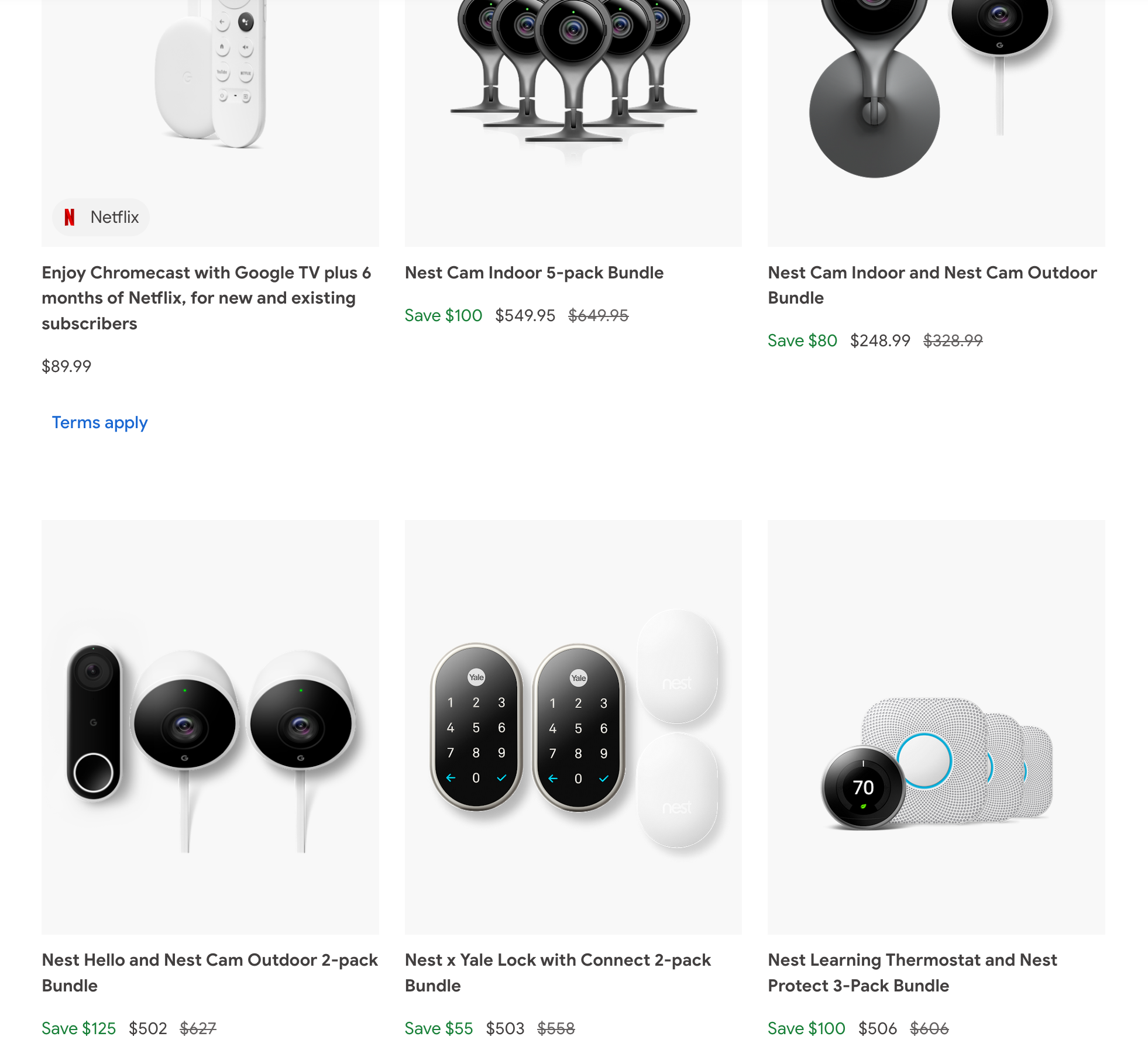 Discounts of Google and Nest products until May 31st