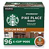 Starbucks K-Cup Coffee Pods, Medium Roast Coffee, Pike Place Roast for Keurig Brewers, 100% Arabica, 4 boxes (96 pods total) $39.65 clip Q/S&amp;amp;S AMZ Shipped