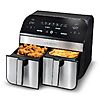 Live Sunday 9/14: Target Gourmia 10-Qt. Dual Basket Digital Air Fryer with Smart Finish &amp;amp; Match Cook Black Stainless Steel: 1-Year Warranty, $80 Shipped or less