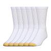 GOLDTOE Men's 656S Cotton Crew Athletic Socks (6 pairs) Fits Sizes 6-12.5  $9.41 Prime Shipped