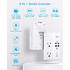 One Beat 1680J 3 Side Power Strip Multi Plug Expander, Surge Protector, 5 Outlets Extender, 4 USB Ports (USB C), ETL Cert. $7 Prime Shipped
