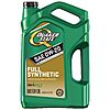 Quaker State Full Synthetic 0W-20 Motor Oil, 5 Quart  $20 FS Amazon Prime or at $35