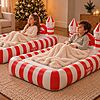 $40 Target Candy Cane Castle Twin Air Mattress w Pump for Kids