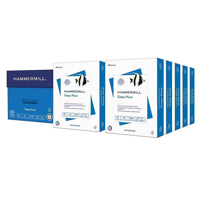 Staples  10 Ream Case Hammermill Copy Paper $39.99 (Today only) Limit 3 AC free pick up or free ship at minimum