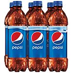 6-Pack 16.9-Oz Pepsi, Diet Pepsi, Mountain Dew or Diet Mountain Dew Beverages 4 for $8.10 + Free Store Pickup
