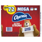 OFFICE DEPOT Store Pick Up 18 Mega =72 Reg Rolls CHARMIN Ultra Soft or Ultra Strong $19 (can pay w/rewards)