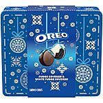 OREO Fudge and White Fudge Covered Chocolate Sandwich Cookies, Holiday Cookies, 1.02 lb Tin  $11.91 Prime Shipped or at $25 AMZ
