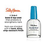 Sally Hansen Double Duty™, Base and Top Coat, Quick Dry, Long Lasting, Streak-Free Shine, Clear Nail Polish $3.76 S&amp;S Prime Ship