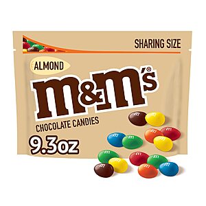 M&M's Chocolate Candies, Pretzel, Sharing Size 7.4 Oz, Chocolate Candy