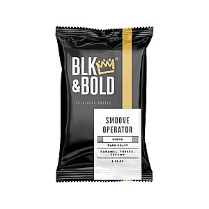 BLK & Bold Smoove Operator Caramel/Toffee/Creamy Coffee Frac Pack, Dark Roast, 2.25 oz., 42/Carton (007-25-0005) (5.9 lbs of coffee) $  26.55 Free Ship to Store Staples