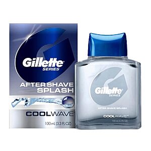 Gillette Series Cool Wave After Shave  for Men  3.3 fl oz, 100 ml, After Shave Lotion for Men, $3.85 ClipQ/S&S Shipped