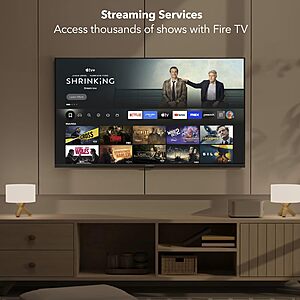 INSIGNIA 75" Class F50 Series LED 4K UHD Smart Fire TV with Alexa Voice Remote (NS-75F501NA26)  $399 PRIME Ship