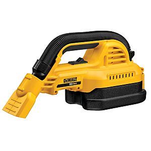 DEWALT 20V MAX Hand Vacuum, Cordless, for Wet or Dry Surfaces, 1/2-Gallon Tank, $99 FS AMAZON