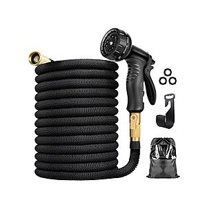 100ft Garden Hose with Spray Nozzle  $32 Prime FS at WOOT