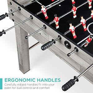 $108.89 ac FS Walmart Seller ac Best Choice Products 48in Foosball Table for Kids & Adults, Arcade Soccer Game Table w/ 2 Balls - Gray