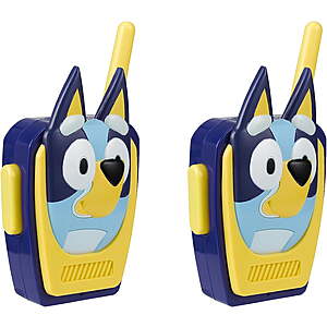 $17.88 Walmart Bluey Extended Range Walkie Talkies ages 3+ Kid Friendly Volume  Bluey Style & Graphics  FS Plus or Pick up