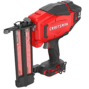 CRAFTSMAN V20 18-Gauge Cordless Brad Nailer (Tool Only) + 10% Back w/ Prime Card $99 + Free S&H