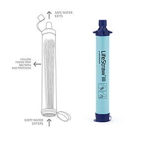 Lifestraw Personal Water Filter for Travel, Hiking, Camping and Survival - Blue  $15.47 FS Walmart+ or Pick Up