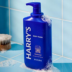 Harry's Men's Body Wash - Redwood - 30 fl oz - Shower Gel for Men - No Parabens, Sulfates, or Dyes $7.99 S&S Clip Q AMAZON