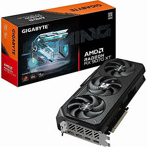 GIGABYTE Radeon RX 9070 XT GAMING OC 16GB GDDR6 PCIe 5.0 Graphics Card $650 + Free S&H